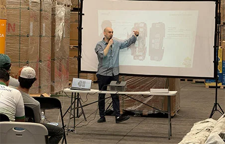 « Protégez vos proches de l'électricité » : Suntree a organisé des ateliers techniques approfondis dans trois villes mexicaines.