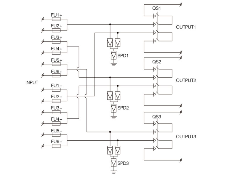 Combinateur CC SHLX-PV6/3