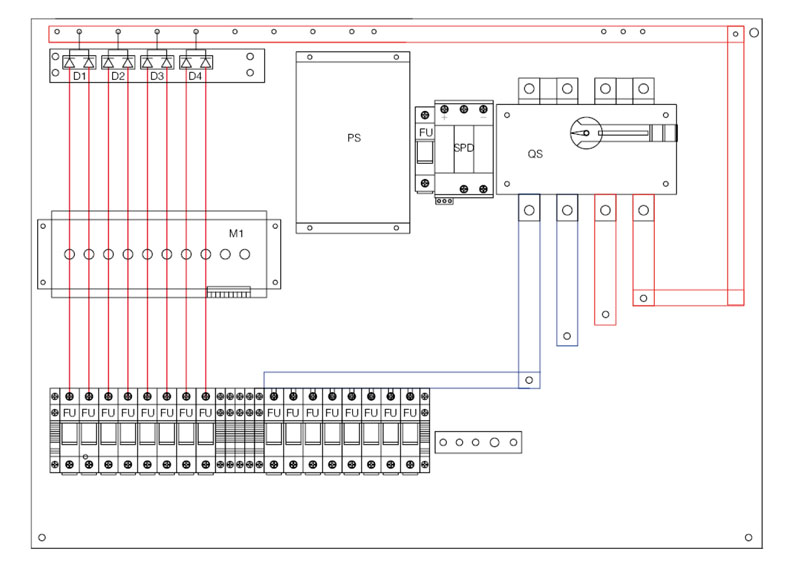 Combinateur CC SHLX-PV8/1